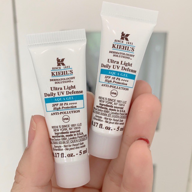 Kem Chống Nắng Kiehl's Ultra Light Daily UV Defense Suncreen - Kiehls Ultra Light Aqua Gel Minisize 5ml