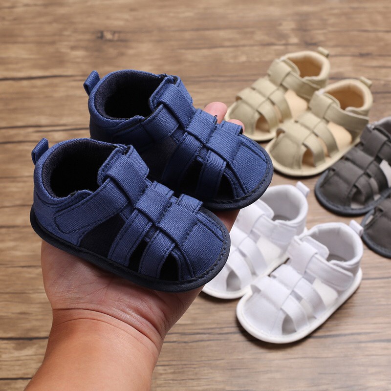 Giày Sandal Cho Bé  𝐅𝐑𝐄𝐄𝐒𝐇𝐈𝐏 Giày Tập Đi Chất Liệu Mềm Chống Trượt Đáng Yêu Cho Bé 0-18 Tháng Tuổi