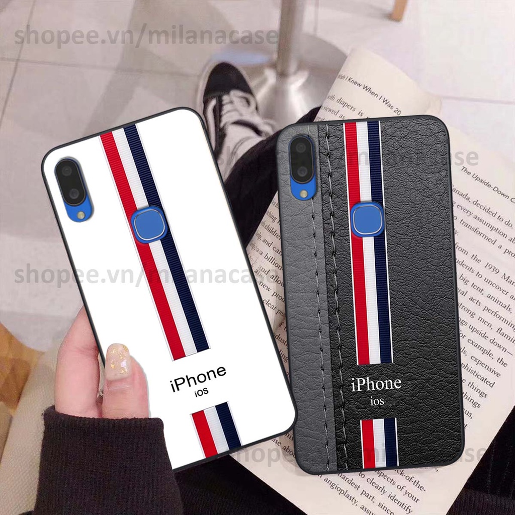 Ốp Vivo V11 / V11i in giả da phong cách thể thao, cá tính, thời trang