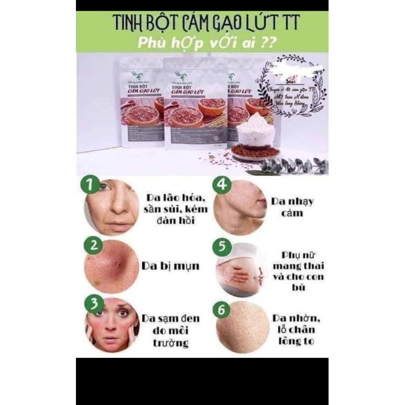 Tinh bột cám gạo lứt / Rẻ vô địch