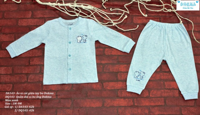 Bộ sơ sinh cài giữa