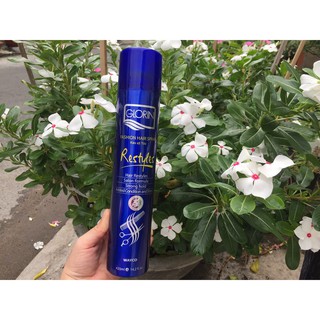 Keo xịt tóc tạo kiểu cứng tóc Glorin 420 ml