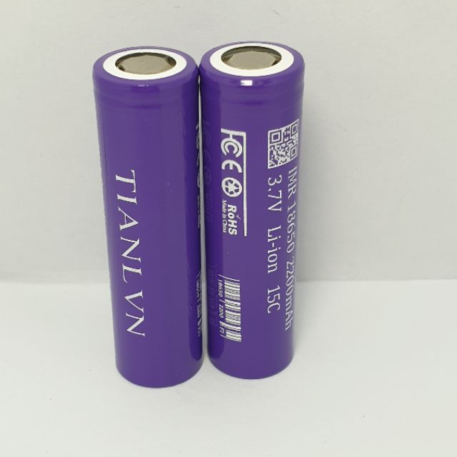 CELL PIN TIANL VN - IMR 18650 - 2200mah XẢ 15C(30A)