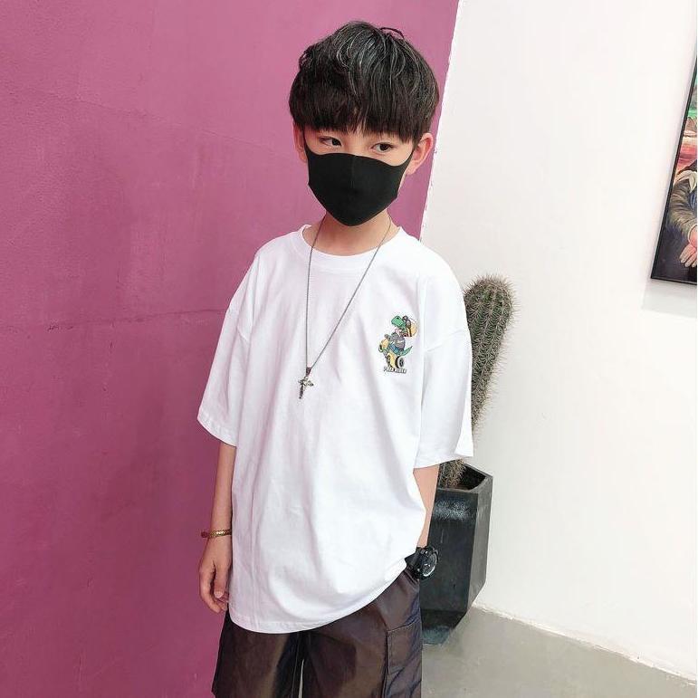 Áo Thun Tay Ngắn In Hình Hoạt Hình Dễ Thương Cho Bé Trai