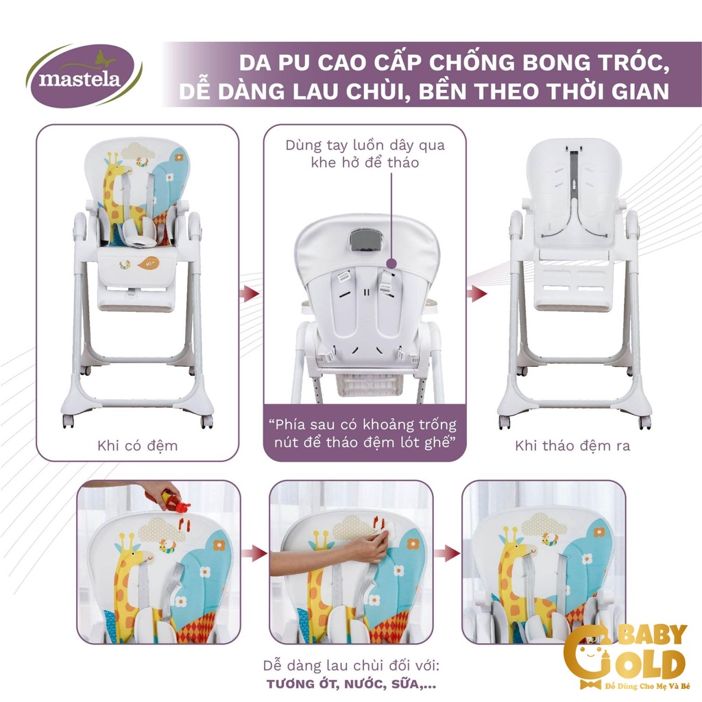 🍕🍕🍕 MẸ ƠI! BÉ TỰ NGỒI ĂN CÙNG GIA ĐÌNH NHỜ CÓ GHẾ NGỒI ĂN CAO ĐA NĂNG MASTELA
