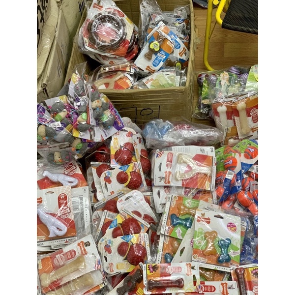 🇺🇸 Đồ chơi cao cấp cho chó Nylabone Dog Toys Dog Chews