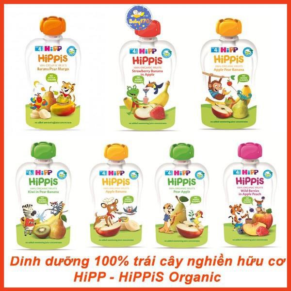 Trái cây nghiền 100% hữu cơ HiPPiS Hipp Organic