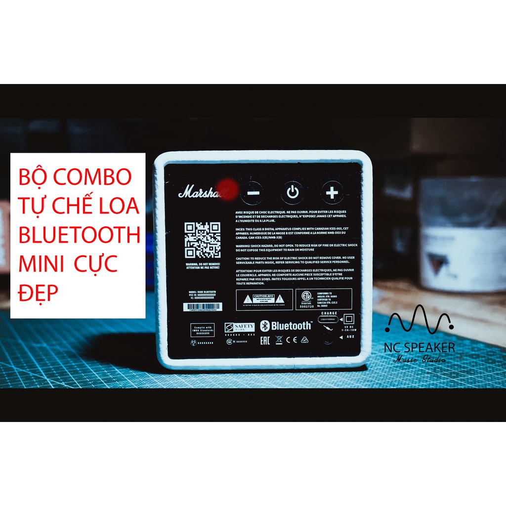 Bộ Sản Phẩm Loa Bluetooth Không Dây Mini DIY | Bluetooth speaker DIY kit