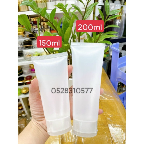 Tuýp 200ml / Chiết kem, mỹ phẩm.
