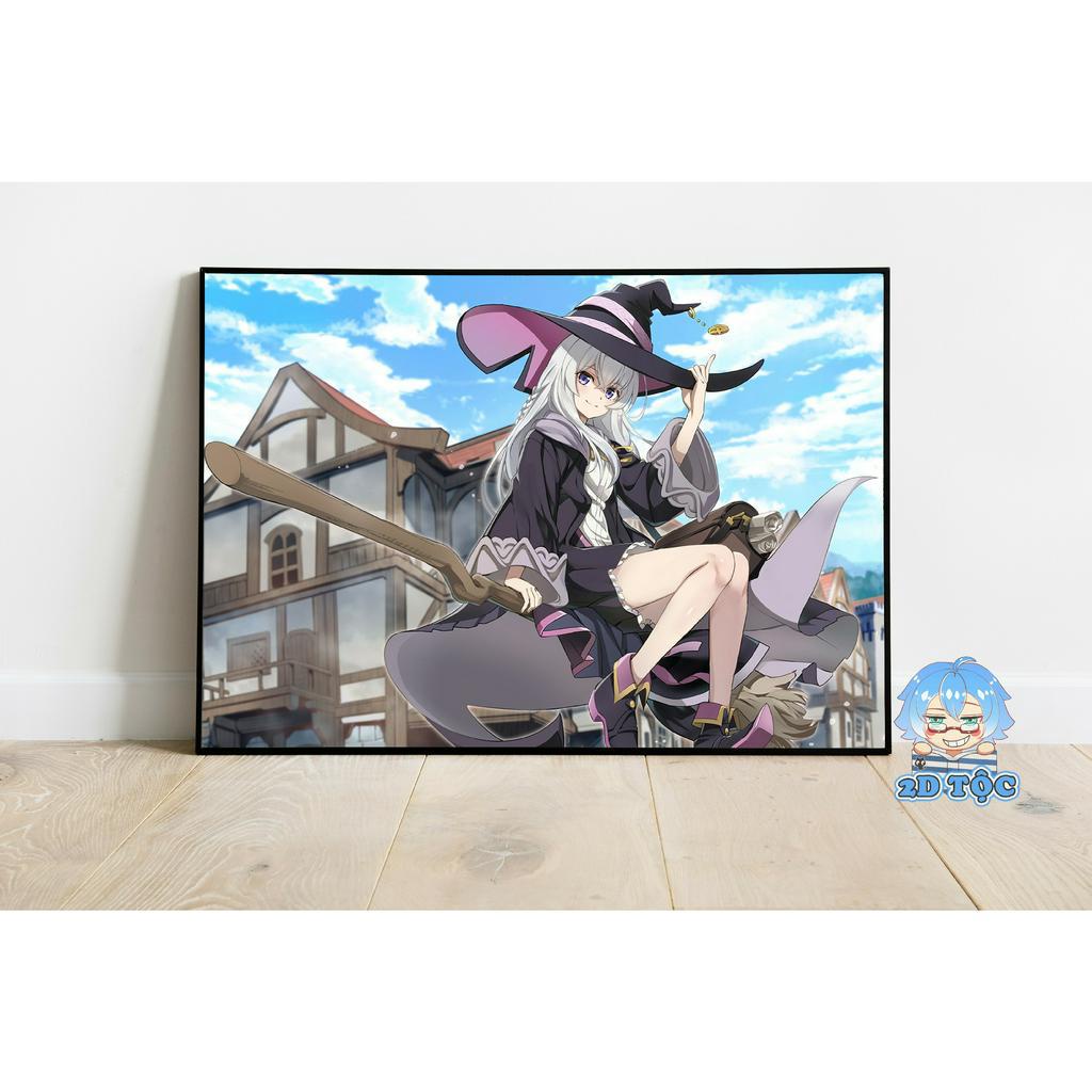TRANH POSTER A3 Anime Manga Hành trình của Elaina Majo no Tabitabi (5) CHẤT LIỆU GIẤY CAO CẤP - 2D Tộc Shop