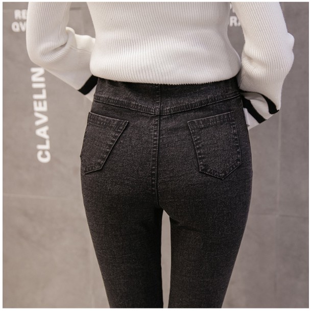 Combo 2 quần jean bầu+1 quần đùi mặc váy