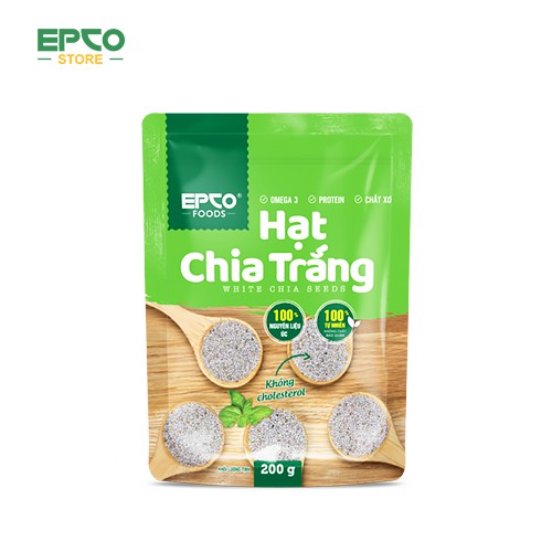 Hạt Chia Trắng Giảm Cân Epco Foods Gói 200g