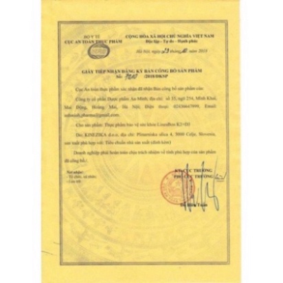 Vitamin D3 K2 lineabon tăng chiều cao cho trẻ