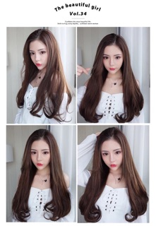 Tóc Giả Kẹp Cúp Đuôi Chữ U