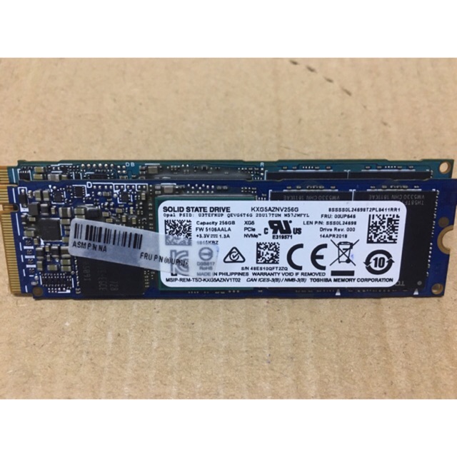 SSD Toshiba M.2 NVMe 256GB