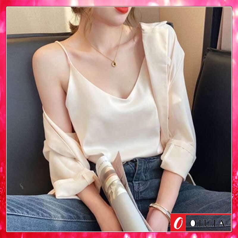 [Mã FASHIONT4WA2 giảm 10K đơn 50K] [BÁN SỈ ÁO LỤA 2 DÂY ĐŨI LỤA CAO CẤP SIÊU MÁT -OTUTA | BigBuy360 - bigbuy360.vn