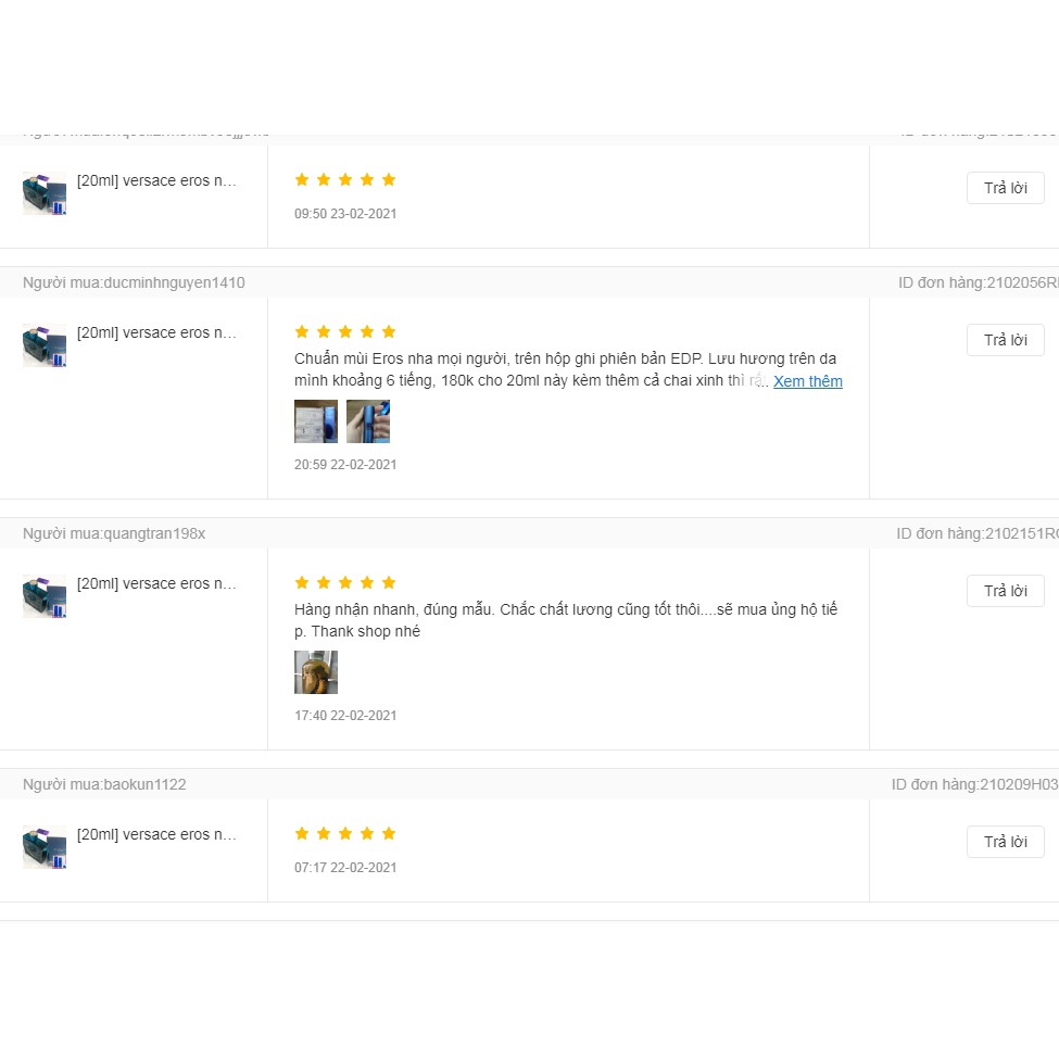 [20ml] Nước hoa Nam mini EROS nam tính - lôi cuốn