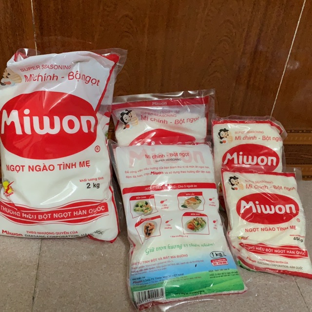 Mì chính MIWON hạt to 454g