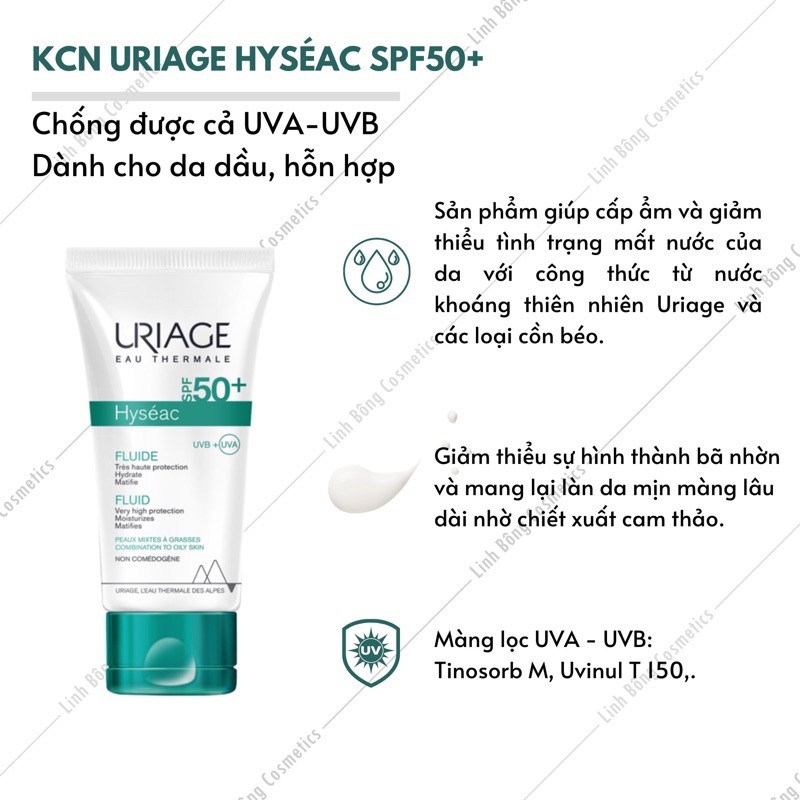 KEM CHỐNG NẮNG URIAGE CHO DA DẦU 50ML