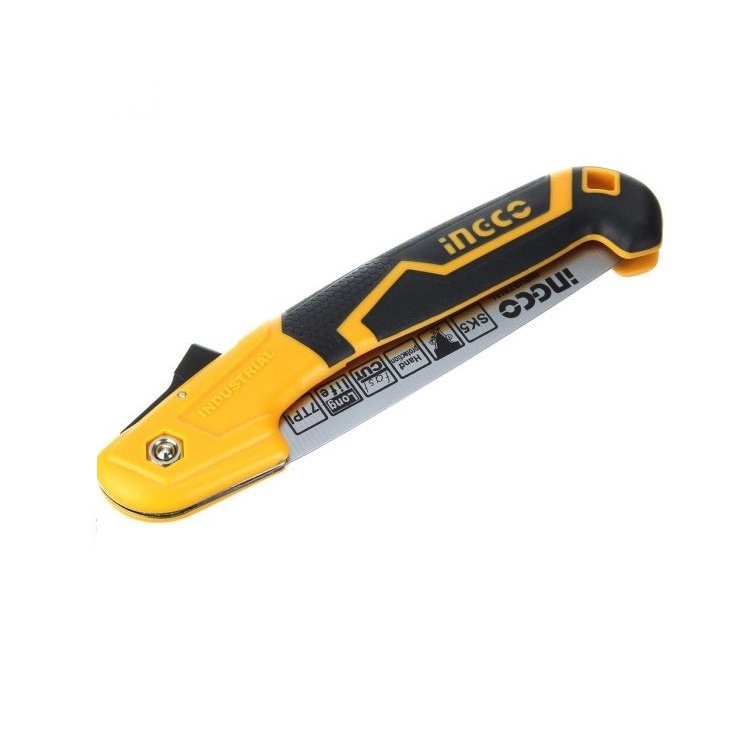 Cưa cành cầm tay dạng xếp INGCO HFSW1808 7&quot; Sứa gập siêu sắc bén, lưỡi cưa SK5, dụng cụ làm vườn