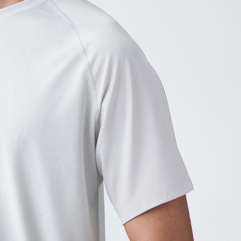 Muji Áo Thun Khô Nhanh Chống Uv Ngắn Tay