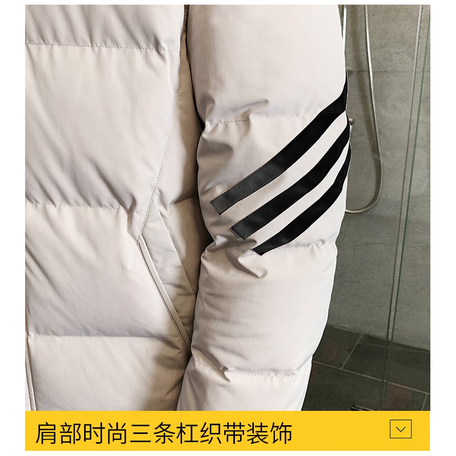 Áo Khoác Hoodie Adidas Dáng Rộng Vải Cotton Dày Thời Trang Mùa Đông Cho Nam
