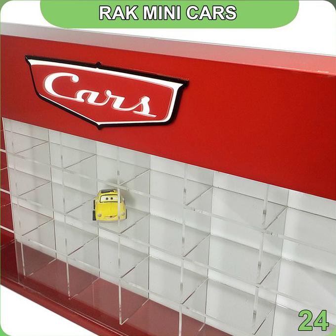 Mô Hình Xe Đua Đồ Chơi Disney Cars 3 Mini Racers 24 Màu Trắng Và Đỏ