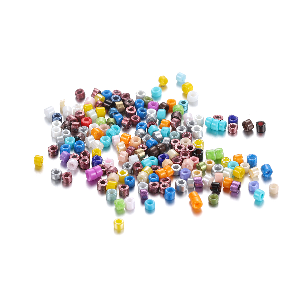 Bộ 1800 hạt nhựa xỏ lỗ St.kunkka nhiều màu sắc (2mm)