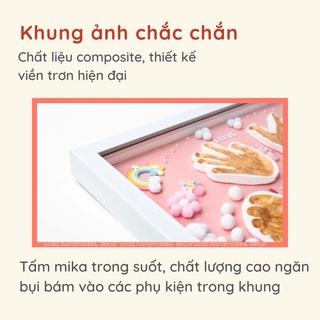 [Mẫu mới nhất]Khung in dấu chân tay cho bé