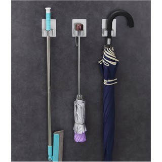 Móc treo đồ inox SUS304 treo chổi, treo ô ... siêu dinh, bền đẹp, không han gỉ