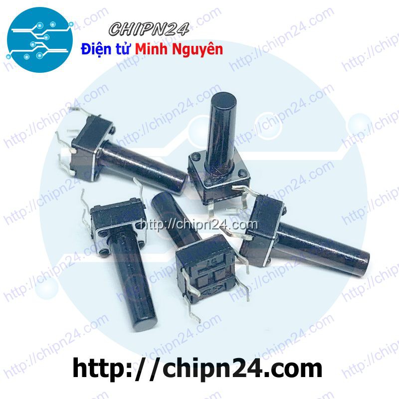 [10 CÁI] (KG1) Nút nhấn 4 chân 6x6x14mm DIP