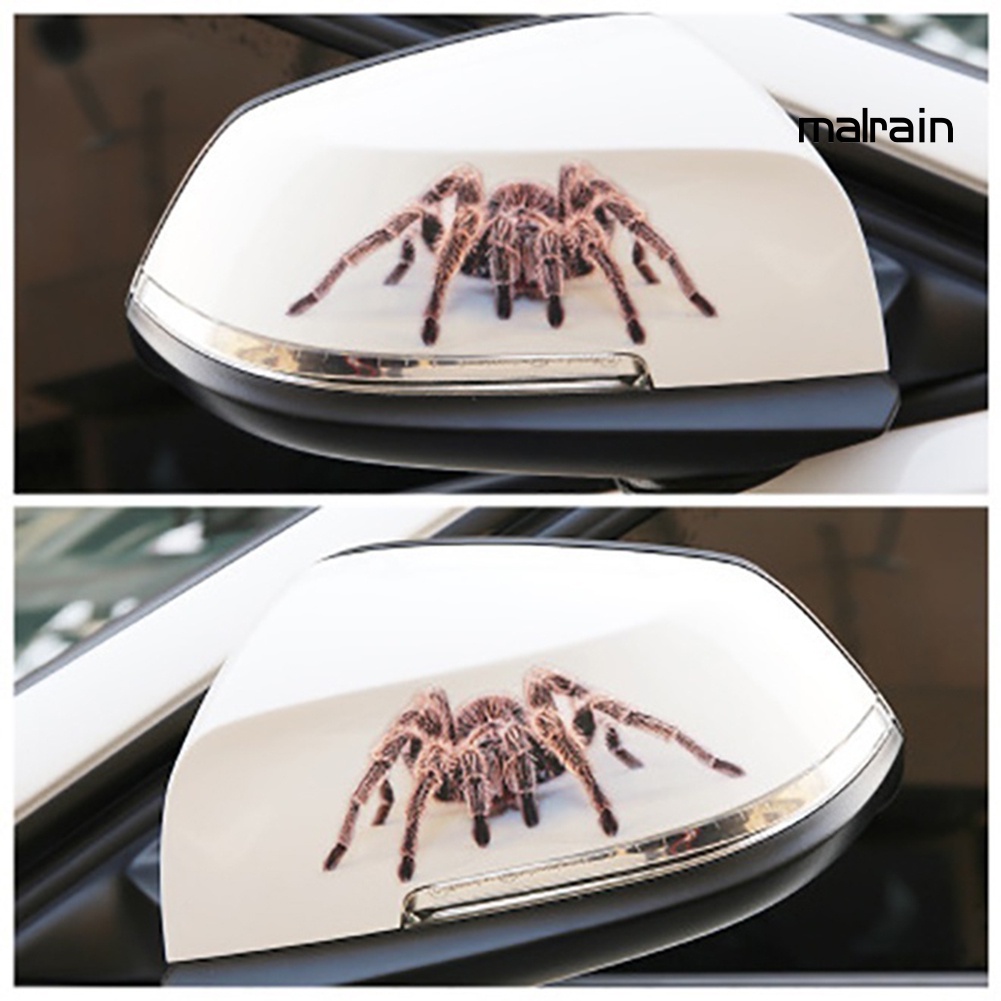 Đề Can 3D Hình Nhện / Thằn Lằn / Bò Cạp Trang Trí Gương Chiếu Hậu