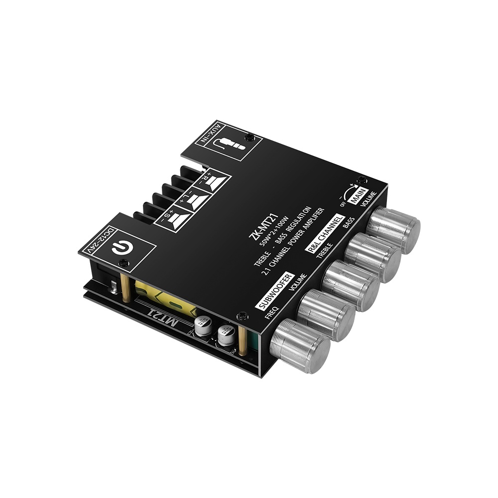 Bảng mạch khuếch đại ZK-MT21 2.1 Kênh Bluetooth 5.0 Loa siêu trầm Âm thanh nổi