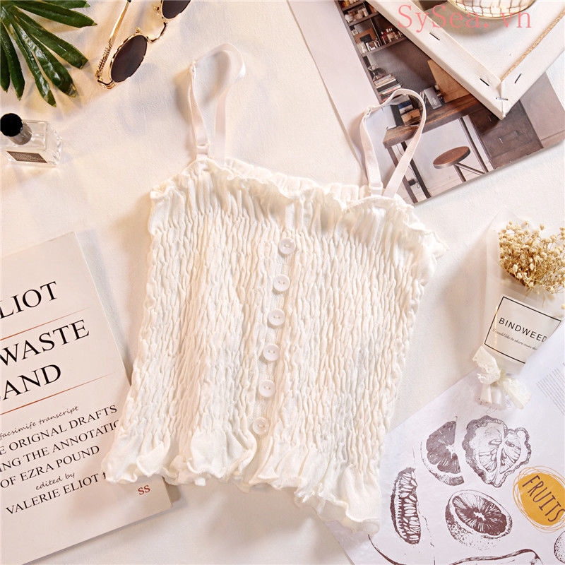 Áo Hai Dây Kiểu Hàn Quốc Cho Nữ