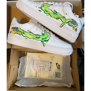 giày AF1 custom súng nước/chất độc