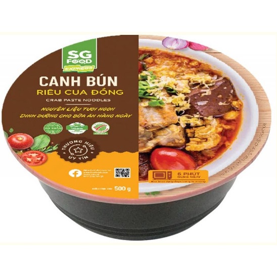 Canh bún riêu cua đồng SG Food 500g