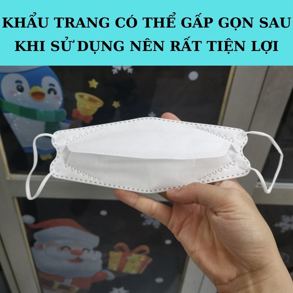Khẩu Trang 4D KF94 Kháng Khuẩn 4 Lớp Chống Bụi Mịn Kháng Khuẩn Ngăn Ngừa Tia Cực Tím Mẹ Gạo,khẩu trang kf94 4 lớp