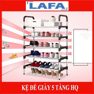 Kệ giày inox 5 tầng lắp ghép - Kệ giày dép đa năng.