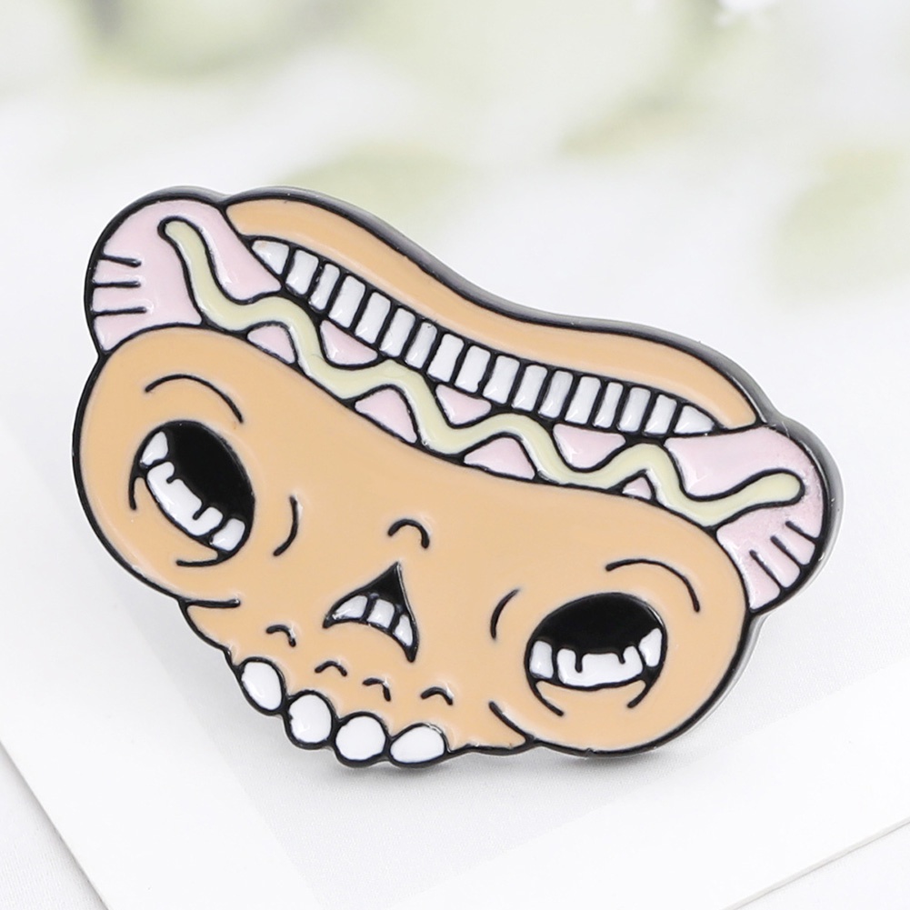 YOML✔Fashion Women Pizza Hamburg Donut Enamel Badge Brooch Pin Clothes Jewelry Decor