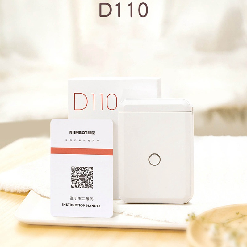 Máy in nhãn không dây Niimbot D110 kết nối bluetooth hỗ trợ hệ điều hành Android / IOS