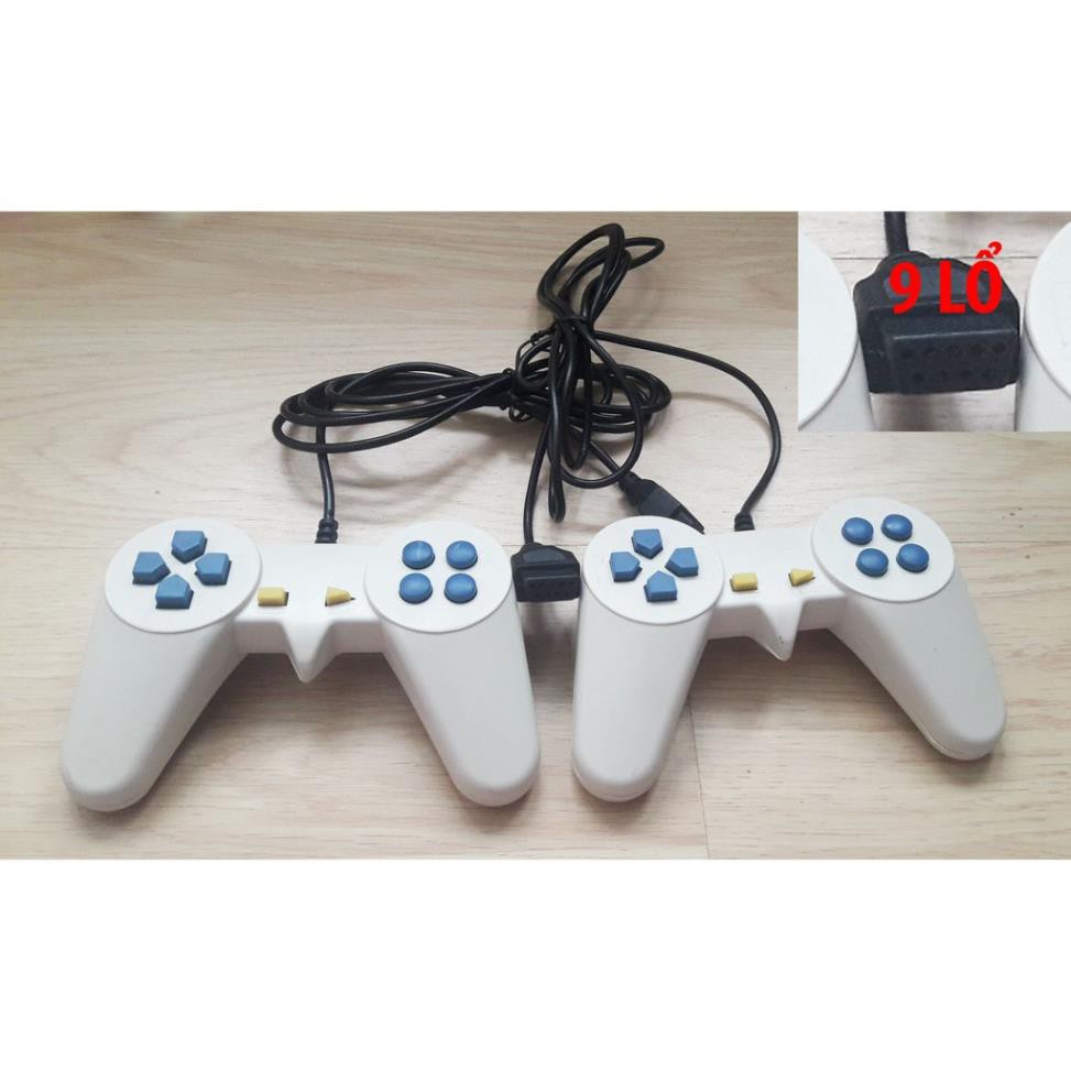 Bộ 2 Tay cầm chơi game điện tử 4 nút 9 lỗ