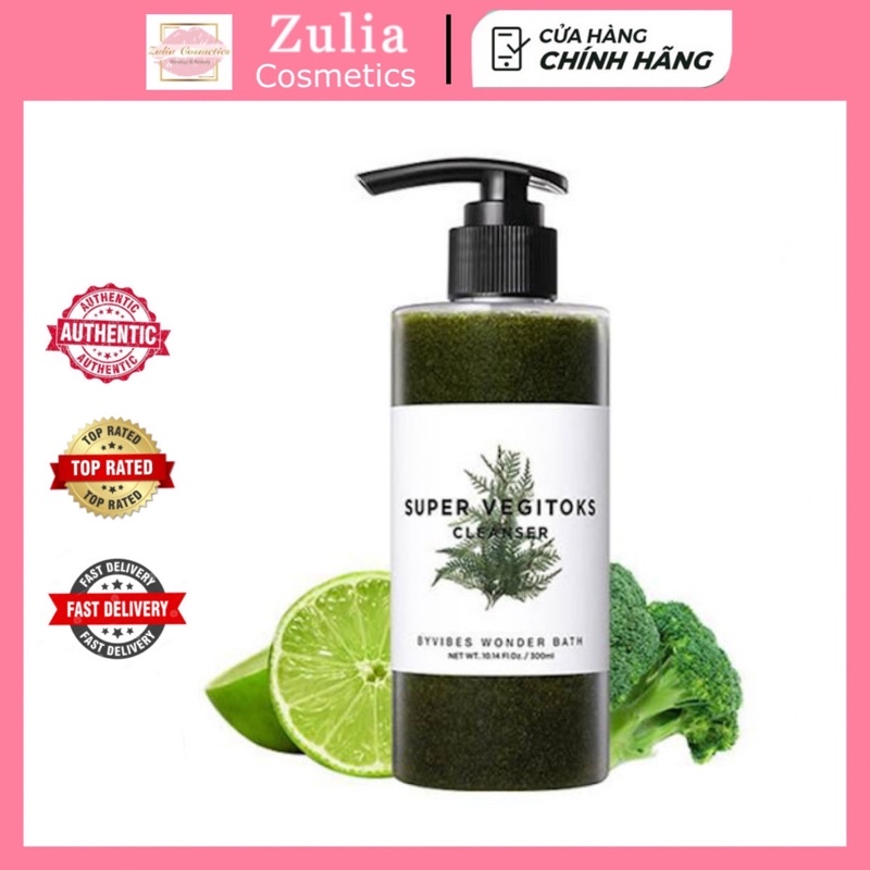 [FREE SHIP] Sữa Rửa Mặt Thải Độc Rau Củ Super Vegitoks