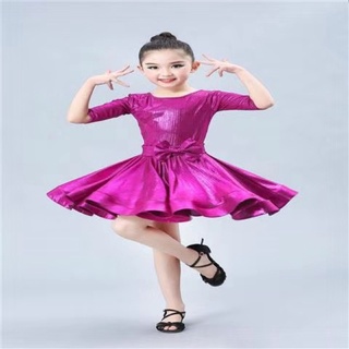 Đầm khiêu vũ dance biểu diễn bé gái