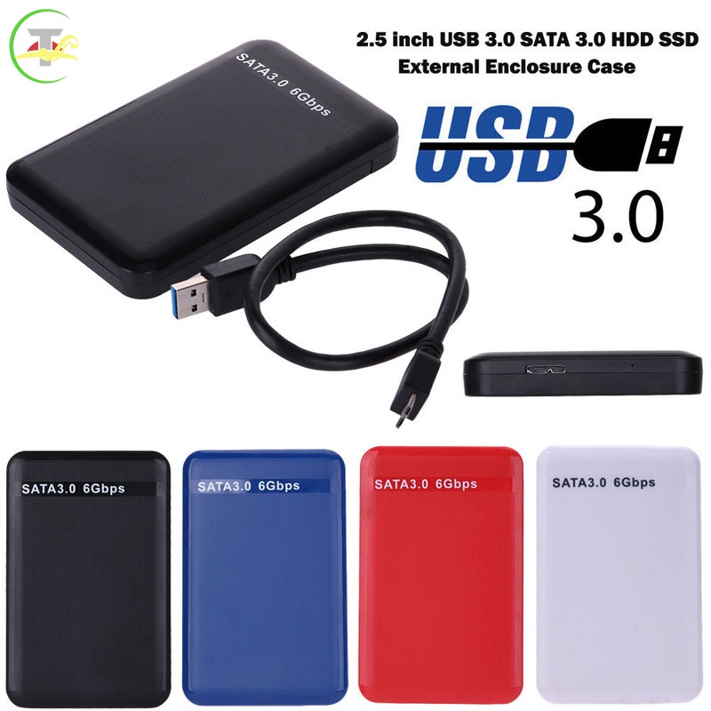 Hộp Đựng Ổ Cứng Ngoài 2.5 Inch Usb 3.0 Sata 3tb 6gbps Hdd Ssd
