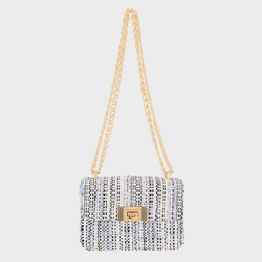 Túi CNK vài tweed mẫu limited full box nam châm hàng chuẩn store cao cấp Store