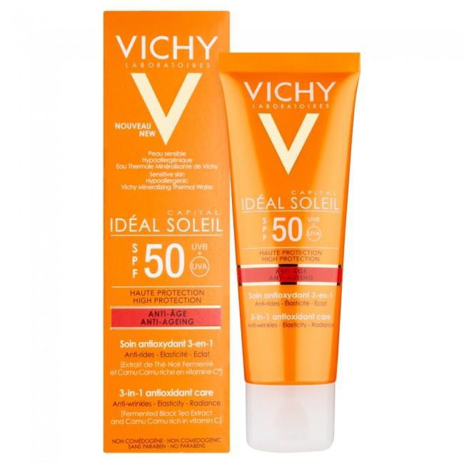 Kem Chống Nắng Chống Lão Hoá Vichy Ideal Soleil Anti Age SPF50+ MB055000 (50ml)