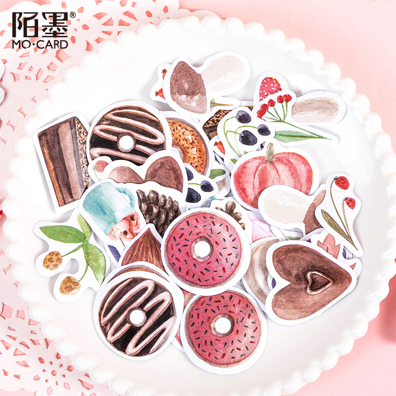 Hộp 46 Miếng Dán Trang Trí Sổ Tay Xinh Xắn