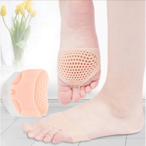 Lót giày silicon đệm êm bàn chân trước, cao su tổ ong mềm và thoáng khí – PK56