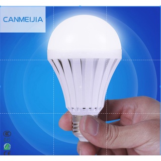 ĐÈN LED 12W TÍCH ĐIỆN CANMEIJIA ĐUÔI XOÁY, MẤT ĐIỆN TỰ SÁNG 4 GIỜ