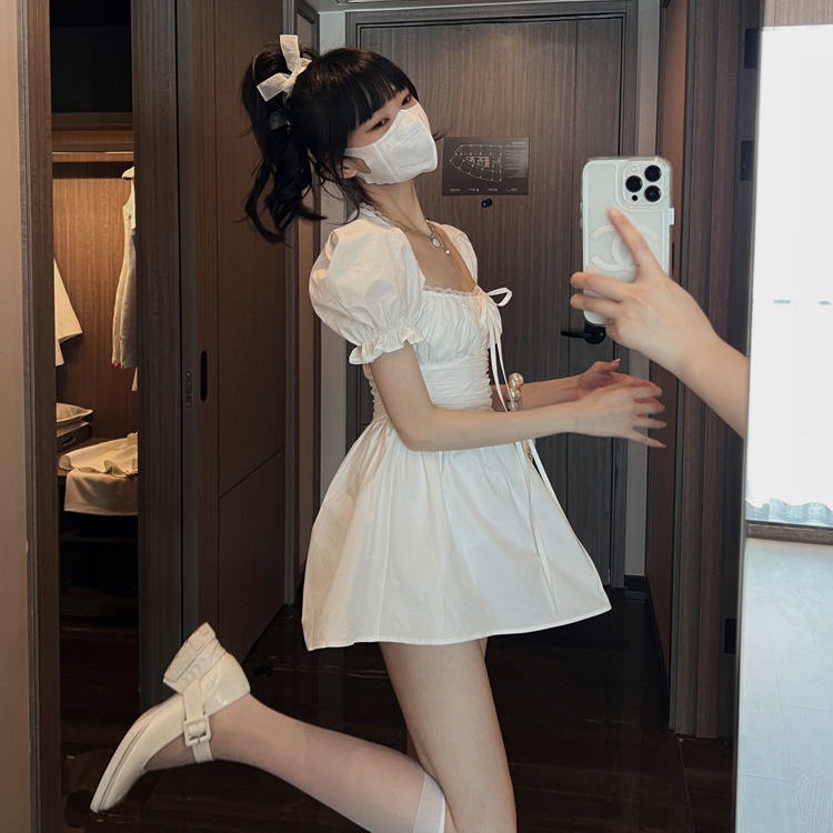 Đầm Công Chúa Tay Phồng Thời Trang Mùa Hè Mới 2022